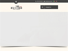 Tablet Screenshot of hotelzurigo.it